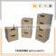 Modern design shelf wooden drawers with silk screen printed logo