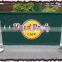 Cafe barriers and banner stanchions