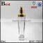 100ml clear PETG lotion bottle pump high grade wave shape lotion bottle pump