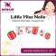 Cute designs press on kids child finger nail