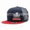 Racing Red Flat Brim Snapbacks Wholesale Mesh Hats