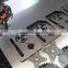 High speed cutting 30mm acrylic and 1.5mm stainless steel plate laser metal engraving machine