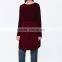 Lady evening formal pattern long sleeve dress