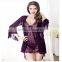 Fashion three-pieces female underware sexy babydoll lingeries women underwear