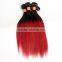 Grade 8a Ombre Straight Human Hair 1B/Burg