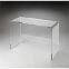 Customized Size Tall Office Table Study Room Book Desk Acrylic Clear Desk Console Table