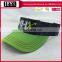 High quality heat transfer sun visor colorful polyester visor flat embroidery