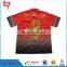 Dri fit customized sublimation red polo shirts/ Wholesale button down mens polo shirt