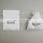 customized size printing logo satin bag