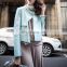 2015 Latest Designs Fashion Women Cool PU Leather Coat Jacket