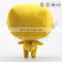 2014 CE marked stuffed animals yellow cartoon toys