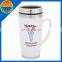 Personal advertising office/ thermo car cup with lid