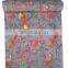 Tropical Floral Printed Indian Attractive Queen Kantha Quilt,Bedspread,Throw Lot REVERSIBLE Throw Cotton Handmade Bedding