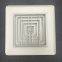 square ceiling tile diffuser for ventilation used