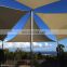 Waterproof Woven Triangle Garden Patio Shade Sun Sail UV Block Fabric with Steel D-Rings Triangle 10x16ft