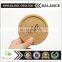 Laser concance wolding coffee cork coaster for coffee cup cork coaster