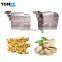 Commercial nuts and seeds roaster heated by electromagnetic or gas heating