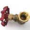 Small Fluid Resistance Finishes Gold & Antique Bronze Curb Stop Valve