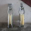 stringing pulley; single sheave stringing block; conductor stringing tackle block