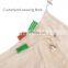 100% Organic Cotton Biodegradable Reusable vegetable fruit mesh bag