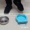 Corrugated Buckle Design Stainless Steel Mixing Bowl Cats Dogs Pets Feeder Water Bowl Neck Protection