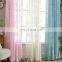 Floral Embroidered Beautiful Elegant Natural Light Flow Sheer Voile Gauze Curtains for Bedroom