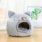 I@home Amazon Warm Round Semi-closed Cozy Luxurious Plush Cat Nest Bed for Cat