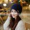 Low Moq Cost-effective Gray Fashion Pregnant Woman Autumn Neckerchief Wool Winter Knitted Hat Scarf Set