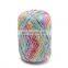 Wholesale Silky combed cotton handknit hollow tape yarn for hand knitting