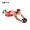 Hot Sale Abdominal Muscle Trainer Dual Abdominal Roller Wheel with Knee Pad Mat