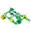 34m x 22m Giant Inflatable Floating Aqua Water Park For Adults