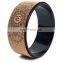 Harbour Gym Fitness Eco Friendly Wooden Cork Yoga Wheel 3 Pack