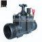 plastic electric valve 3 inch AC DC Latching normally close DN80 female BSP flange