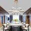2019 New design Restaurants Bars Hotel Decoration Adjustable Hanging Modern LED slilica Pendant Lamp