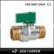 Water Oil Gas Media 2 way 4 inch Brass Ball Valve Thread End with good price