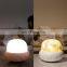 Mushroom shape star sky night lamp kids led night light projector for 2020 gifts