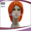 Cheap wholesale short halloween party two tone synthetic wig on sale