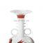 Modern Red  Eagle Decal Narrow Mouth Ceramic Home Decoration Amphora Vase For Flower Arrangement