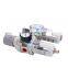 Different Pressure Drain Aluminum Alloy Double Strand Material High Precision Filtration Air Pneumatic Unit