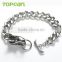 Topearl Jewelry 2016 Trending 316 Stainless Steel Dragon Head Link Chain Bracelet MEB111