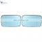 1 Pair Replacement for BMW E46 Blue Left Right Side Car Glass Heated Rearview Mirror Glass 51168250438