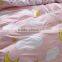 Star and moon printed cotton baby bedding set beautiful design 100% cotton comfortable comforter cover set