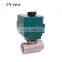 CTF-001 SS304 Brass UPVC BSP NPT shutoff motorized ball valve for water Control