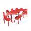 JINGQI High Quality Kindergarten Furniture Sets Children Indoor plastic table and chair for sale