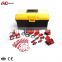 Electrical Safety Lock Out Tool Box Convenient Group Lockout Tagout Kits