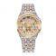 2020 Mens Wholesale Fashion Trendy Luxury Stainless Steel Bling Wrist Watch For Women