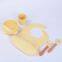Factory Feeding Set Bee Shape Bowl Bib Spoon Fork Sets