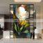 Flower pattern wall tiles mosaic art mural, art glass mosaic mural,rose pattern mural mosaic tile flower prices