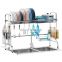 Over The Sink Dish Drying Rack - GSlife Stable Stainless Steel Dish Drying Rack Kitchen Organizer Dish Drainer Shelf