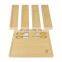 Natural Bamboo Rectangle Large Custom Cheese Board With Magnet Tray